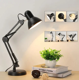 Iron Shade LED Desk Lamp