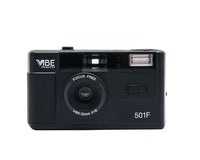 Brand new German VIBE 501F camera non-disposable retro film camera 135 film fool with flash