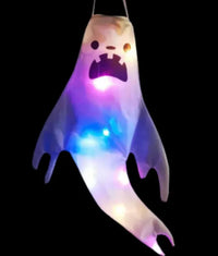 Glow Haunt Ghost Face Decoration